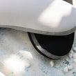 Laden Sie das Bild in den Galerie-Viewer, Double K 1mm neoprene ankle socks white side detail
