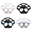 Laden Sie das Bild in den Galerie-Viewer, Double K Jaguar R freediving mask colour overview with four variants

