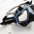 Laden Sie das Bild in den Galerie-Viewer, Double K Jaguar R freediving mask Metal Blue Black

