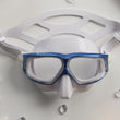 Laden Sie das Bild in den Galerie-Viewer, Double K Jaguar R freediving mask Metal Blue White
