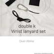 Laden Sie das Bild in den Galerie-Viewer, Double K Wrist / Ankle Lanyard Set 120 cm
