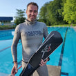 Laden Sie das Bild in den Galerie-Viewer, Neopren Sheico silber wetsuit Kaluna Freediving
